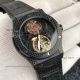 Perfect Replica Hublot Rose Gold Bezel Black Tourbillon Dial 45mm Watch (4)_th.jpg